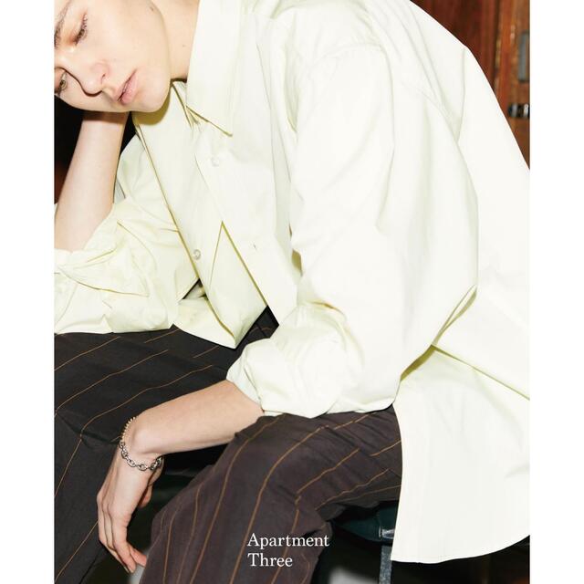 COMOLI(コモリ)のapartment three oversized shirt メンズのトップス(シャツ)の商品写真