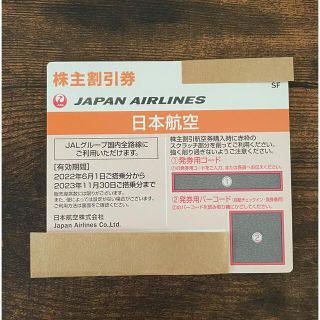 ジャル(ニホンコウクウ)(JAL(日本航空))のJAL 株主割引券　2023年11月まで(その他)