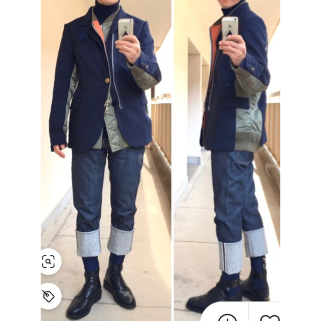 sacai - sacai サカイ 2021ss ドッキングジャケットの通販 by