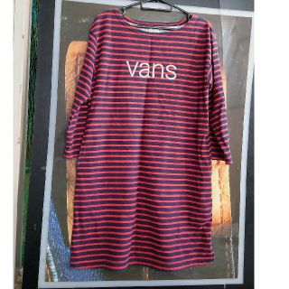 ヴァンズ(VANS)のVANS/M ボーダー カットソー(チュニック)