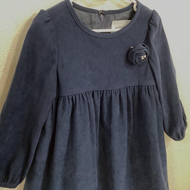 【美品】AKI HIGASHIHARA 110cm ワンピース(g110-94) キッズ/ベビー/マタニティのキッズ服女の子用(90cm~)(ワンピース)の商品写真