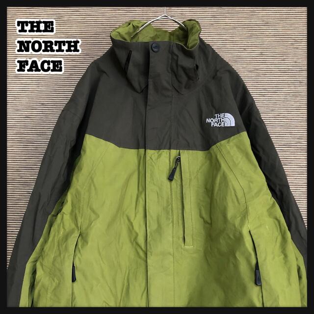 THE NORTH FACE(ザノースフェイス)の【ノースフェイス】マウンテンパーカー　オリーブ　刺繍ロゴ　ワンポイントロゴ□w メンズのジャケット/アウター(マウンテンパーカー)の商品写真