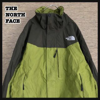 ザノースフェイス(THE NORTH FACE)の【ノースフェイス】マウンテンパーカー　オリーブ　刺繍ロゴ　ワンポイントロゴ□w(マウンテンパーカー)