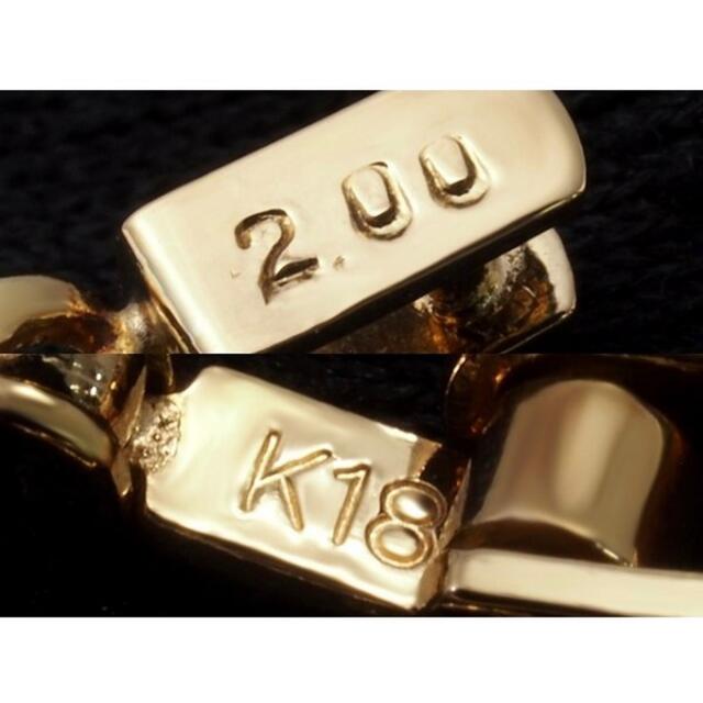 K18YG 2ct ダイヤモンド テニスネックレス K18YG 2ct ダイヤモンド テニスネックレス