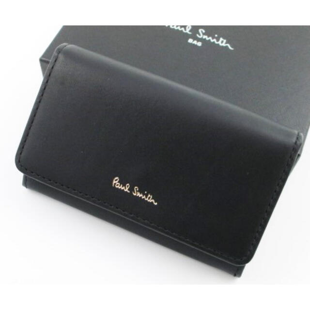 ☆ギフトに最適☆新品☆箱付 ポールスミス 人気マルチ 名刺入れ 黒☆