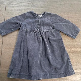 プチバトー(PETIT BATEAU)のプチバトー　コーデュロイワンピース　74cm(ワンピース)