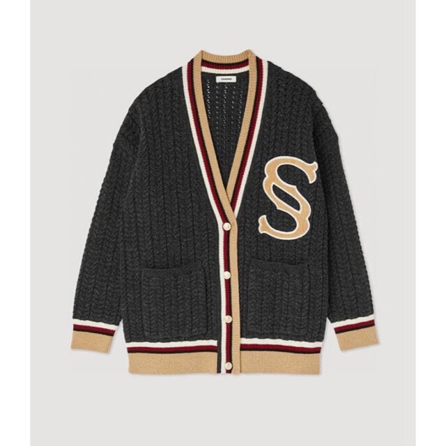 Sandro - ❤️Sandro 22 新作新品 グレー ニットカーディガン Sandro - ❤️Sandro 22 新作新品 グレー ニットカーディガン