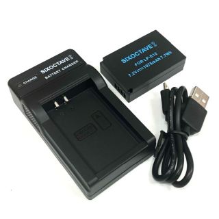LP-E12　キャノン　互換バッテリー1個+互換充電器（USB充電式）セット(その他)