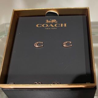 コーチ(COACH)のコーチ　ピンクゴールドピアス(ピアス)