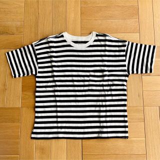 ムジルシリョウヒン(MUJI (無印良品))の無印　ボーダーTシャツ　ポケット付(Tシャツ(半袖/袖なし))