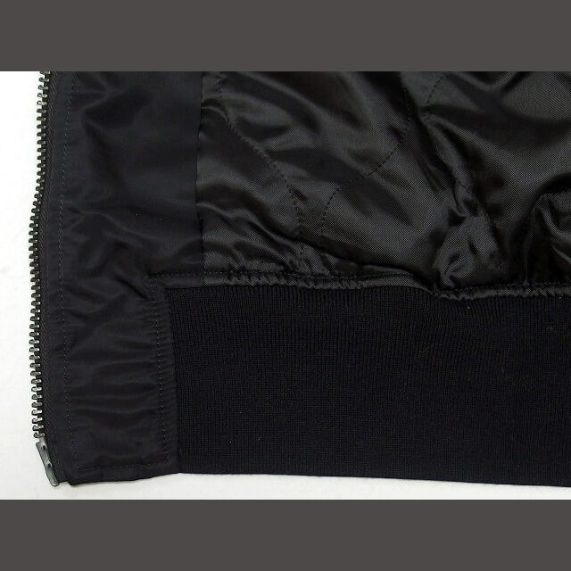 marka(マーカ)のマーカ タグ付き FOH MA-1 フライトジャケット 中綿 ブルゾン 3 黒 レディースのジャケット/アウター(ブルゾン)の商品写真