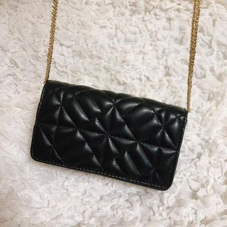 ザラ(ZARA)の新品未使用 ZARA キルティングチェーンミニバック(ショルダーバッグ)