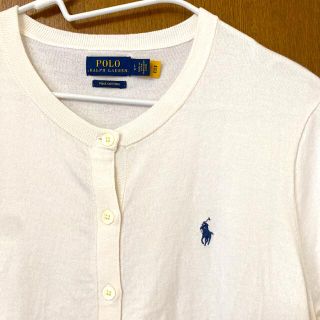 ポロラルフローレン(POLO RALPH LAUREN)の【ポロラルフローレン】半袖ニットカーディガン(ニット/セーター)