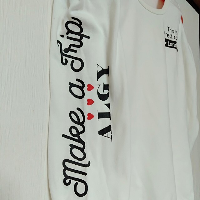 ALGY(アルジー)のALGY♡オフショルトップス キッズ/ベビー/マタニティのキッズ服女の子用(90cm~)(Tシャツ/カットソー)の商品写真