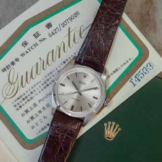 ロレックス(ROLEX)の(366) 稼働美品 ロレックス プレシジョン ★ ギャランティーと純正箱付(腕時計(アナログ))