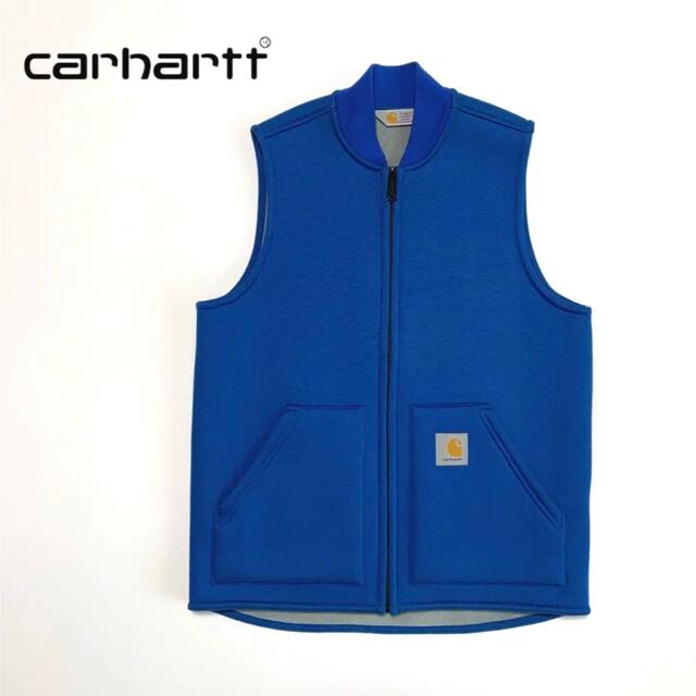 carhartt(カーハート)の☆美品 カーハート carhartt サーモライト 裏起毛 ロゴ ワーク ベスト メンズのトップス(ベスト)の商品写真