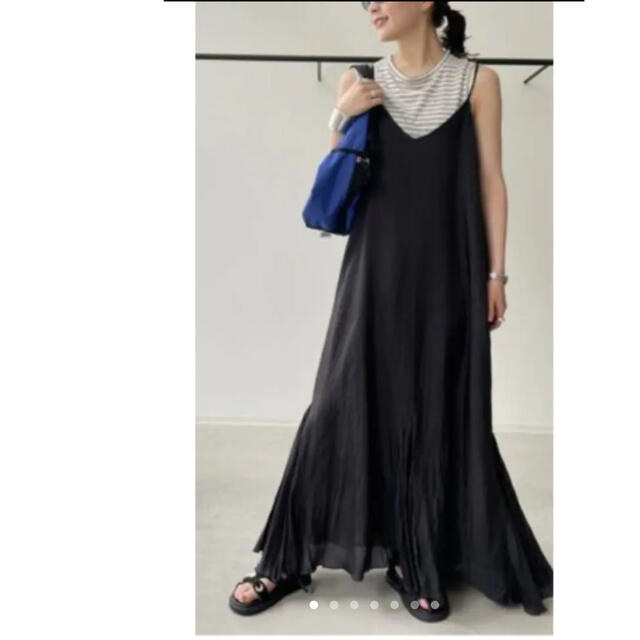 L'Appartement DEUXIEME CLASSE - アパルトモン New Wash Maxi One piece ブラック