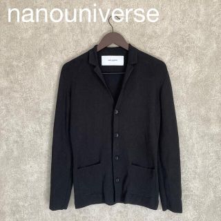 ナノユニバース(nano・universe)の★ nanouniverse★ ジャケットカーディガン　ブラック(カーディガン)