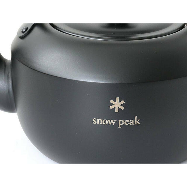 Snow Peak(スノーピーク)のポイントギフト非売品 スノーピークラウンドケトル1.5 マットブラック 新品 スポーツ/アウトドアのアウトドア(調理器具)の商品写真