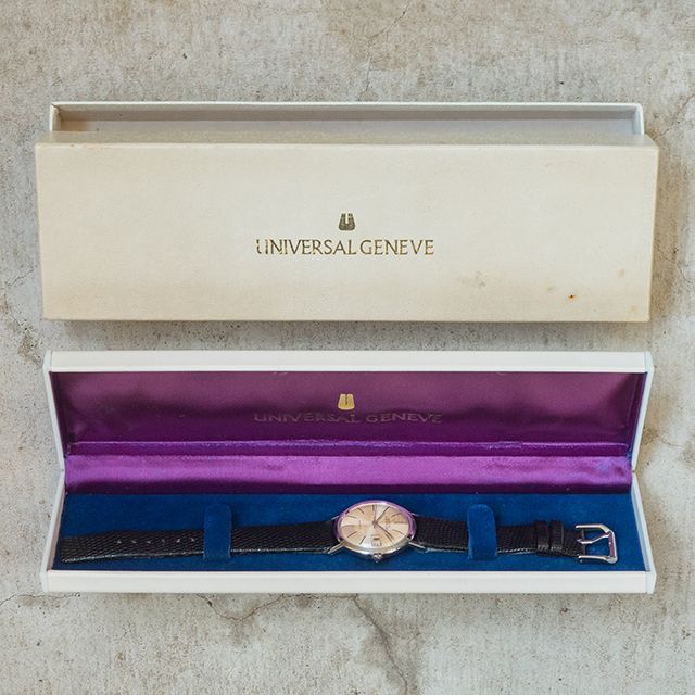 UNIVERSAL GENEVE(ユニバーサルジュネーブ)の(365) ユニバーサル ジュネーブ ポールルーター 純正箱 1959年 メンズの時計(腕時計(アナログ))の商品写真