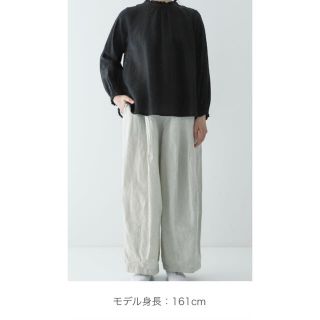 ネストローブ(nest Robe)の✳︎未使用品✳︎ nest Robe ネストローブ リネンスタンドフリルブラウス(シャツ/ブラウス(長袖/七分))