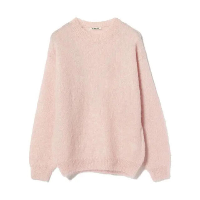 auralee 22aw モヘアニット/pink/1素材モヘヤ60%ウール40% - www