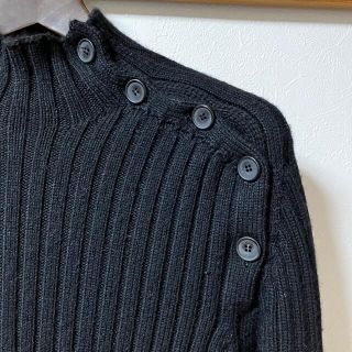 最終値下げ エルメス タートルネック セーター ブラック Lサイズ