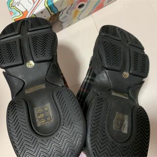 jeffrey campbell シースルー チェック スニーカー