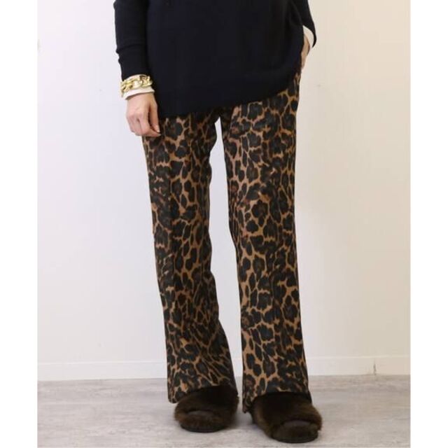 DEUXIEME CLASSE(ドゥーズィエムクラス)の MUSE de Deuxieme classe leopard easy 38 レディースのパンツ(カジュアルパンツ)の商品写真