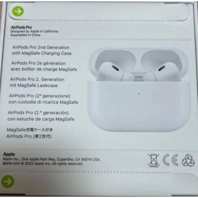 AirPods Pro 第2世代 MQD83J/A スマホ/家電/カメラのオーディオ機器(ヘッドフォン/イヤフォン)の商品写真