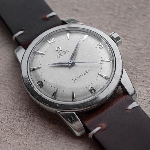 新作商品 ★ OH済 (346) - OMEGA オメガ 1953年製 自動巻 初代モデル シーマスター 腕時計(アナログ)