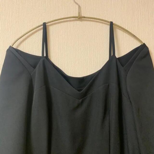 Ameri VINTAGE(アメリヴィンテージ)の【新品未使用】アメリ seethrough shoulder dress レディースのワンピース(ロングワンピース/マキシワンピース)の商品写真