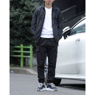 STONE ISLAND(ナイロンジャケット ・ ブラック/黒色系)の STONE ISLAND(ナイロンジャケット ・ ブラック/黒色系)の