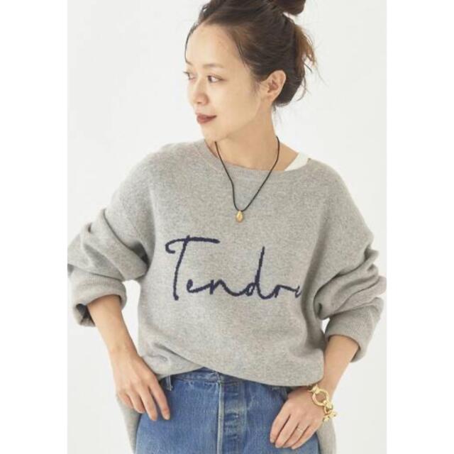 Plage les Tendre A-LINE LOGO ニット 当社の 3960円引き www.gold-and ...