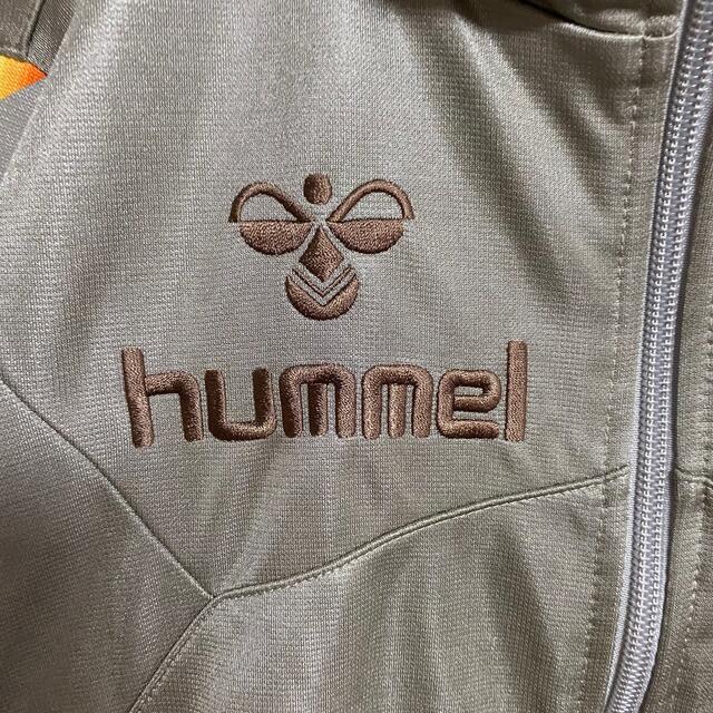 【ビンテージ】hummel ヒュンメル ブルゾン ナイロンジャケット 刺繍ロゴ