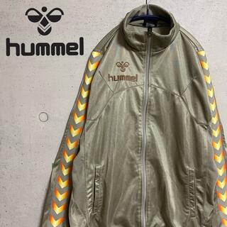 ヒュンメル(hummel)のヒュンメル/トラックジャケット　ジャージ　刺繍ロゴ　古着　メンズM相当(ジャージ)