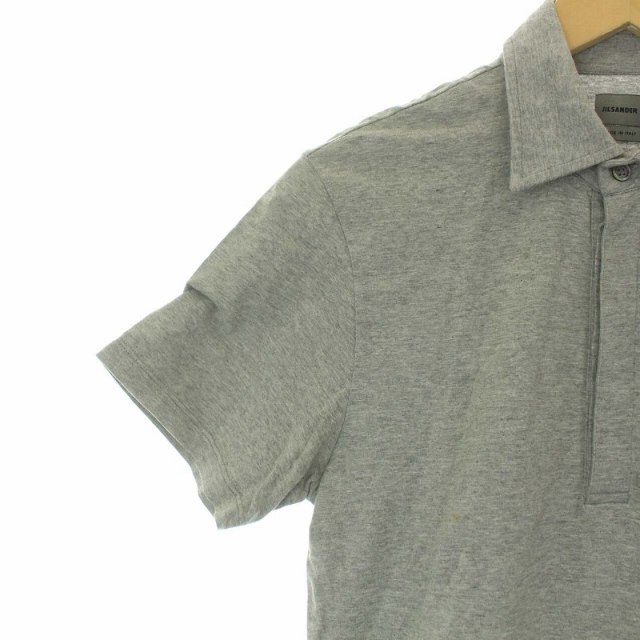 Jil Sander - ジルサンダー ポロシャツ 半袖 比翼 イタリア製 XS相当