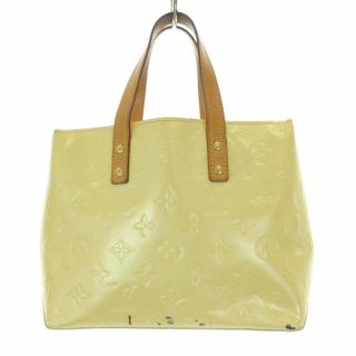 ルイヴィトン(LOUIS VUITTON)のルイヴィトン リードPM ヴェルニ トートバッグ ハンドバッグ 黄 M91145(トートバッグ)