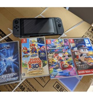 Nintendo Switch - 任天堂 Switch本体+ゲームカセット4つの通販 by