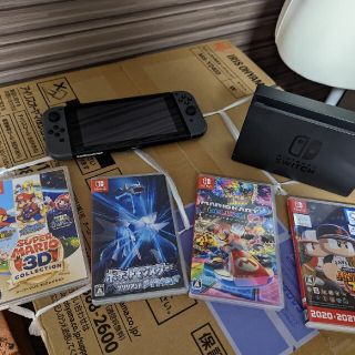 Nintendo Switch - 任天堂 Switch本体+ゲームカセット4つの通販 by 断