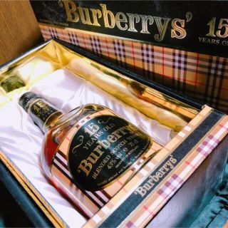 バーバリー(BURBERRY)のウイスキー　バーバリー　15年　スコッチ【古酒】【未開栓】(ウイスキー)