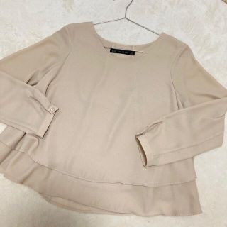 ザラ(ZARA)のnorさま専用　ZARA ブラウス　ベージュ XS(シャツ/ブラウス(長袖/七分))