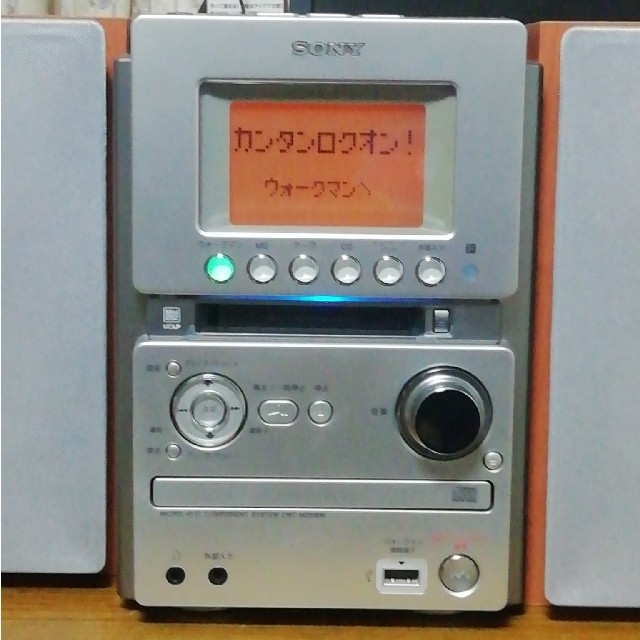 SONY CD/MDコンポ CMT-M35WM 2008年製