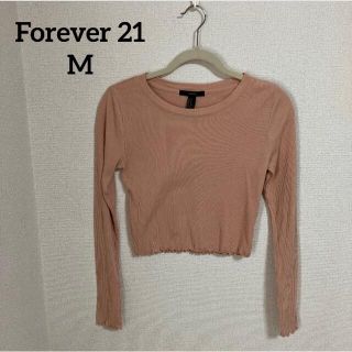 フォーエバートゥエンティーワン(FOREVER 21)の【最終価格！】Forever 21　長袖　トップス　M(カットソー(長袖/七分))