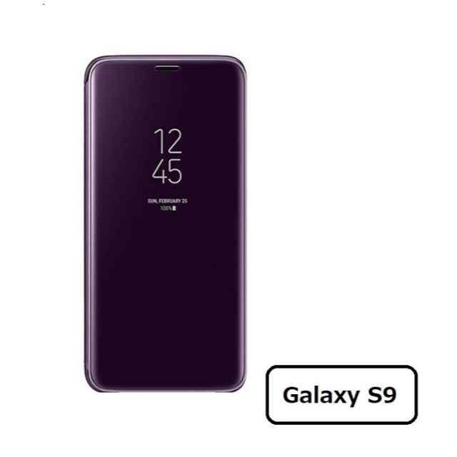 SAMSUNG(サムスン)のギャラクシー S9 Samsung 純正カバー パープル スマホ/家電/カメラのスマホアクセサリー(Androidケース)の商品写真