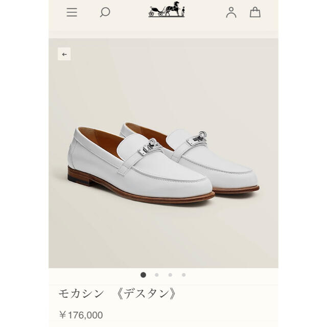 Hermes(エルメス)のクリスマス🌲🎁🤶🌸エルメス　モカシン　デスタン　37.5🌸 レディースの靴/シューズ(ローファー/革靴)の商品写真