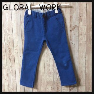 グローバルワーク(GLOBAL WORK)の【子供服】GLOBAL WORK ロングパンツ ブルー スキニー 男女兼用 90(パンツ/スパッツ)