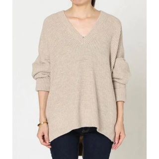 アパルトモンドゥーズィエムクラス(L'Appartement DEUXIEME CLASSE)の【美品】DEUXIEME CLASSE ウール カシミヤ Vネック ニット(ニット/セーター)