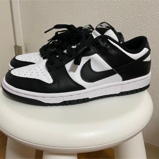 ナイキ(NIKE)のナイキ ウィメンズ ダンクロー 25.5 DUNK LOW パンダダンク(スニーカー)