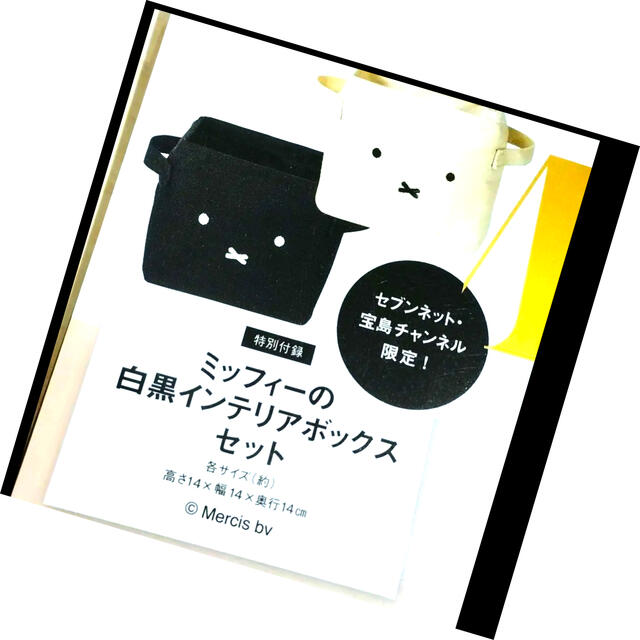 宝島社(タカラジマシャ)のオトナミューズ2021年 10月特別号 ミッフィーの白黒インテリアBOXセット エンタメ/ホビーの雑誌(ファッション)の商品写真